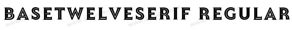 BaseTwelveSerif Regular字体转换